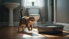 Miksi kissasi ryntää aina hiekkalaatikolle, kun tulet kotiin?