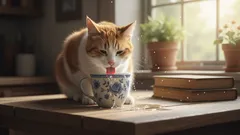 Kuinka estää kissaasi juomasta mukistasi tai lasistasi